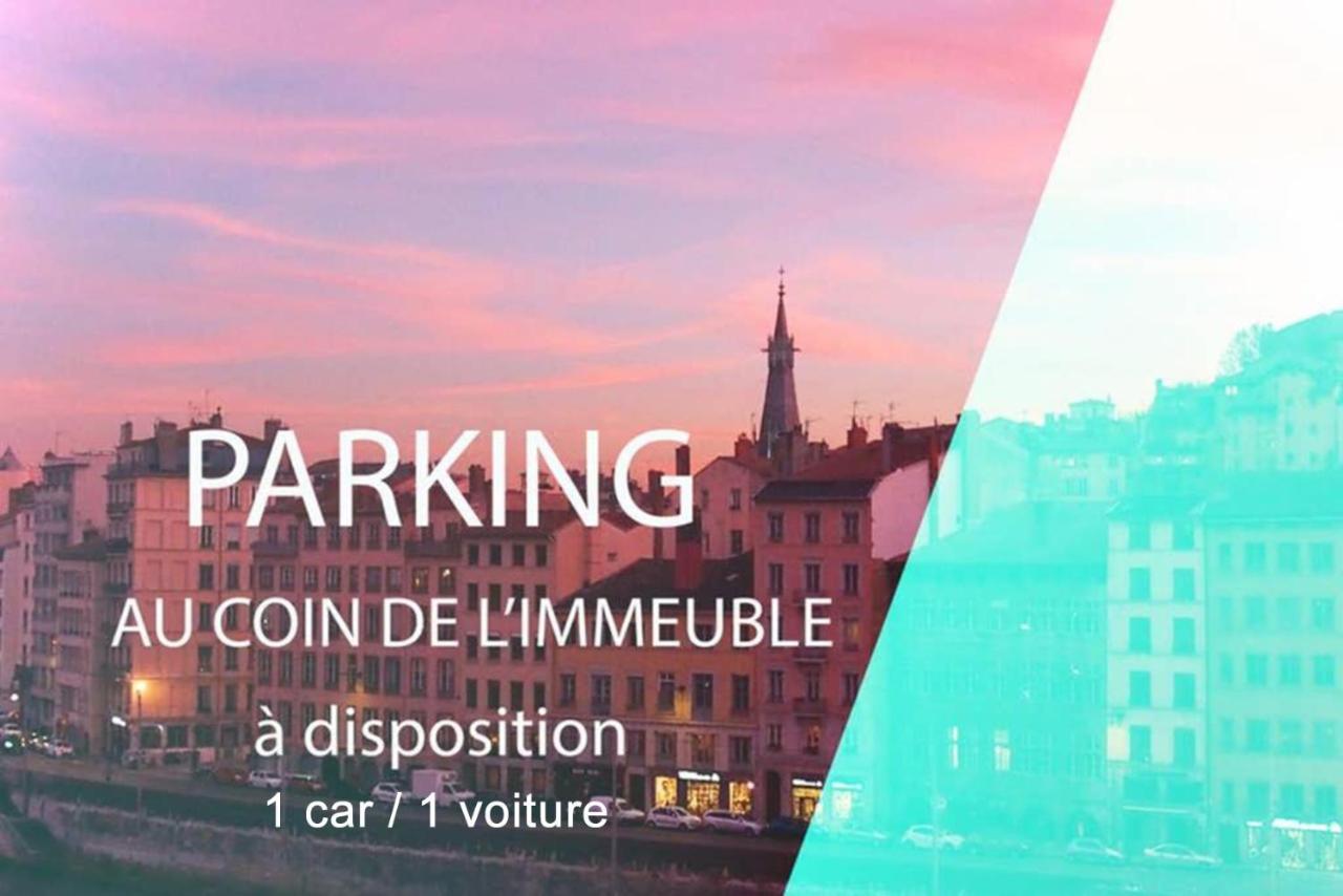 Appartement Haussmannien d’Artiste, exception, quai de Saône balcon+Parking Lião Exterior foto