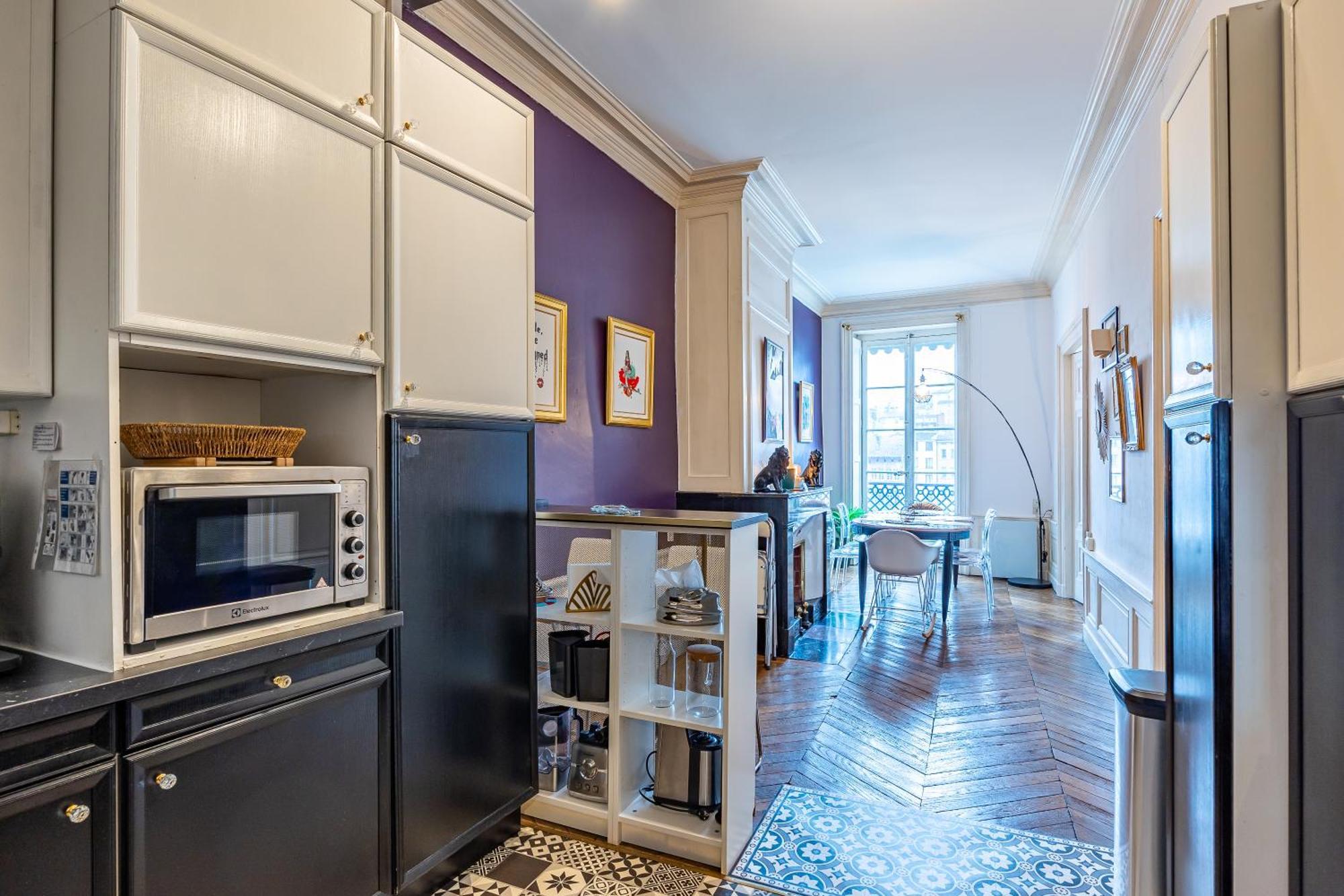 Appartement Haussmannien d’Artiste, exception, quai de Saône balcon+Parking Lião Exterior foto